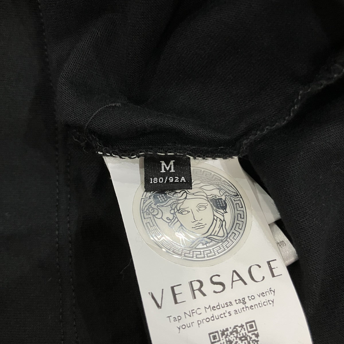 VERSACE ボーダーロゴTシャツA89002 古着・中古-6枚目のアイテム画像