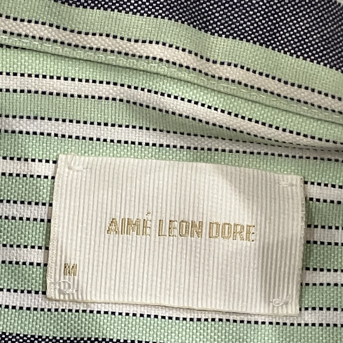 Aime Leon Dore マルチカラーボーダーシャツ 古着・中古-6枚目のアイテム画像