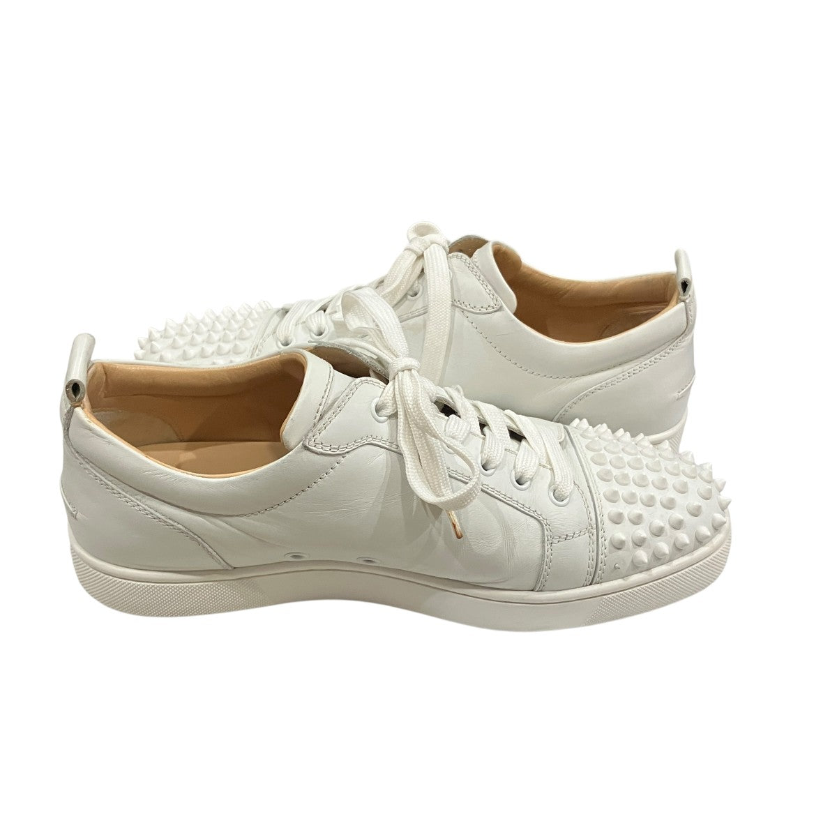 Christian Louboutin スパイクスタッズ レザー スニーカー 古着・中古-3枚目のアイテム画像