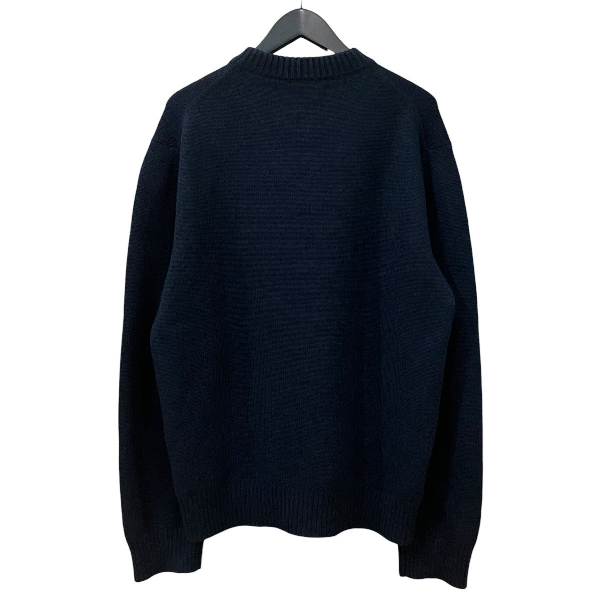 レザーカシミヤニット