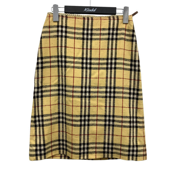 【楽一番公式アカウント04さま専用】バーバリーブルーレーベル 巻スカート BURBERRY BLUE LABEL(バーバリーブルーレーベル) チェックスカート