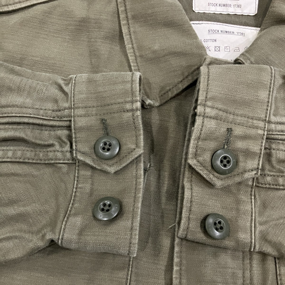 HYKE M-65ミリタリージャケット 古着・中古-4枚目のアイテム画像