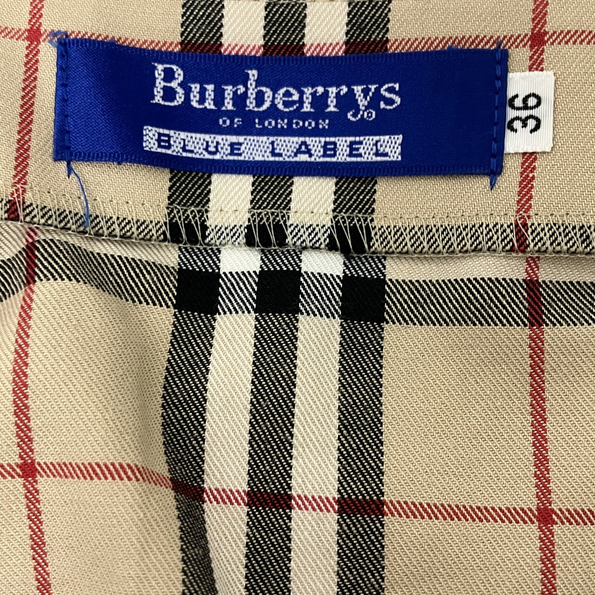 BURBERRY BLUE LABEL(バーバリーブルーレーベル) ノバチェックラップ