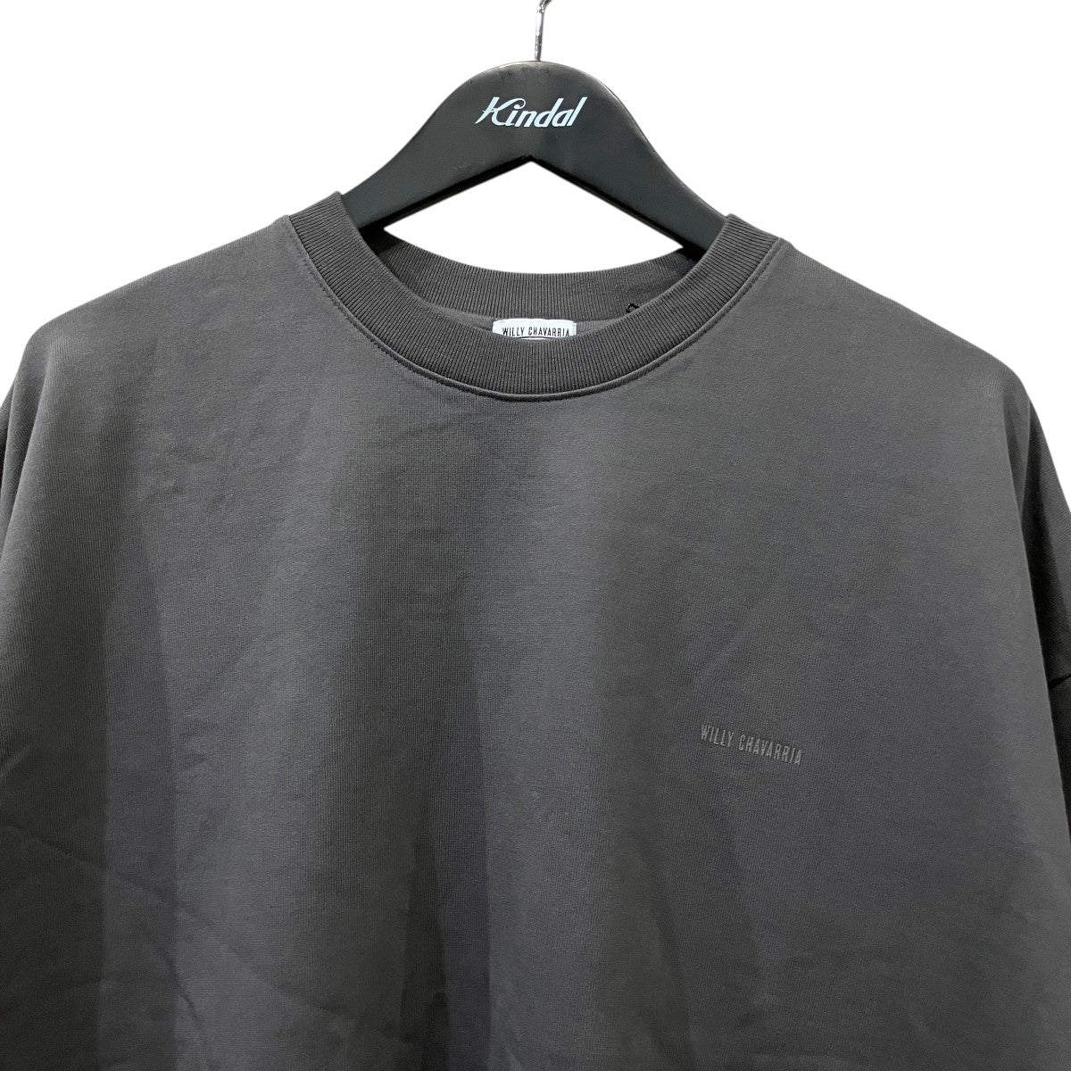 胸ロゴオーバーサイズ長袖Tシャツ