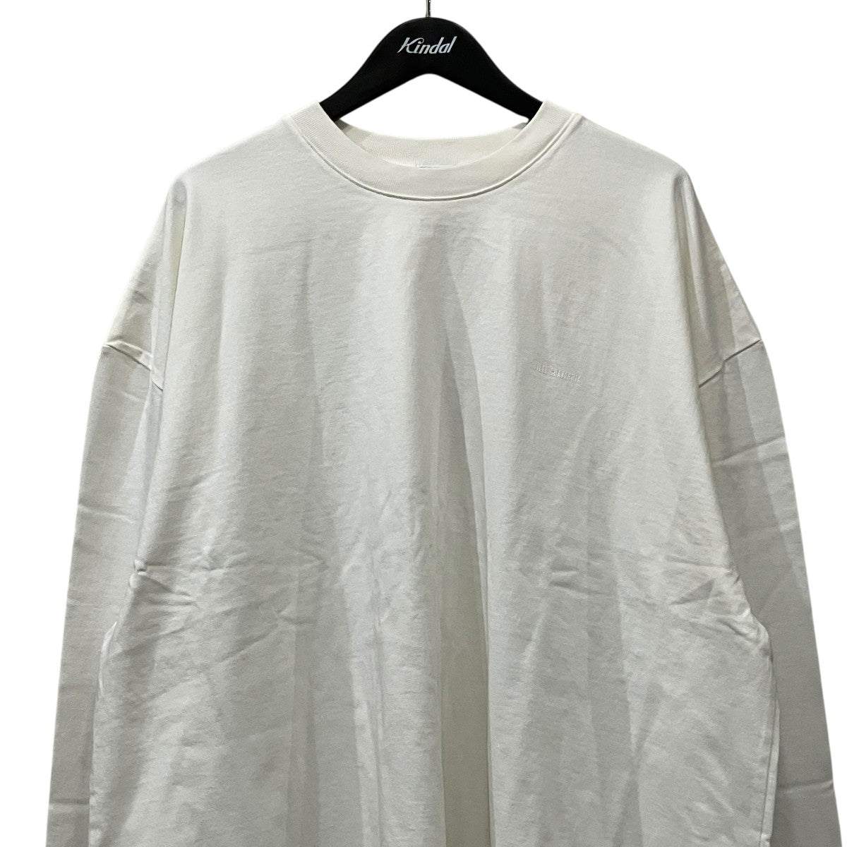 胸ロゴオーバーサイズ長袖TシャツW21-0004