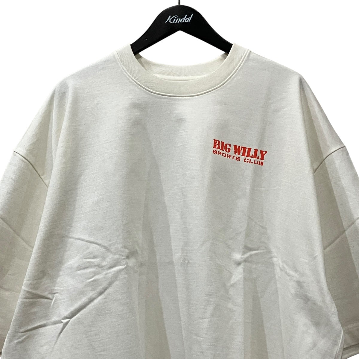 胸プリント長袖Tシャツ