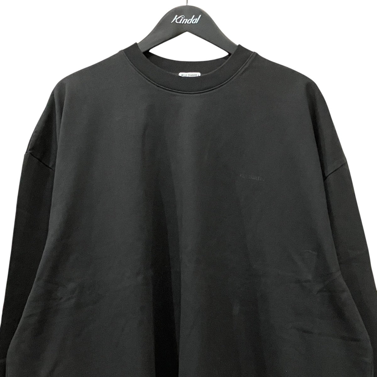 胸ロゴオーバーサイズ長袖TシャツW21-0004