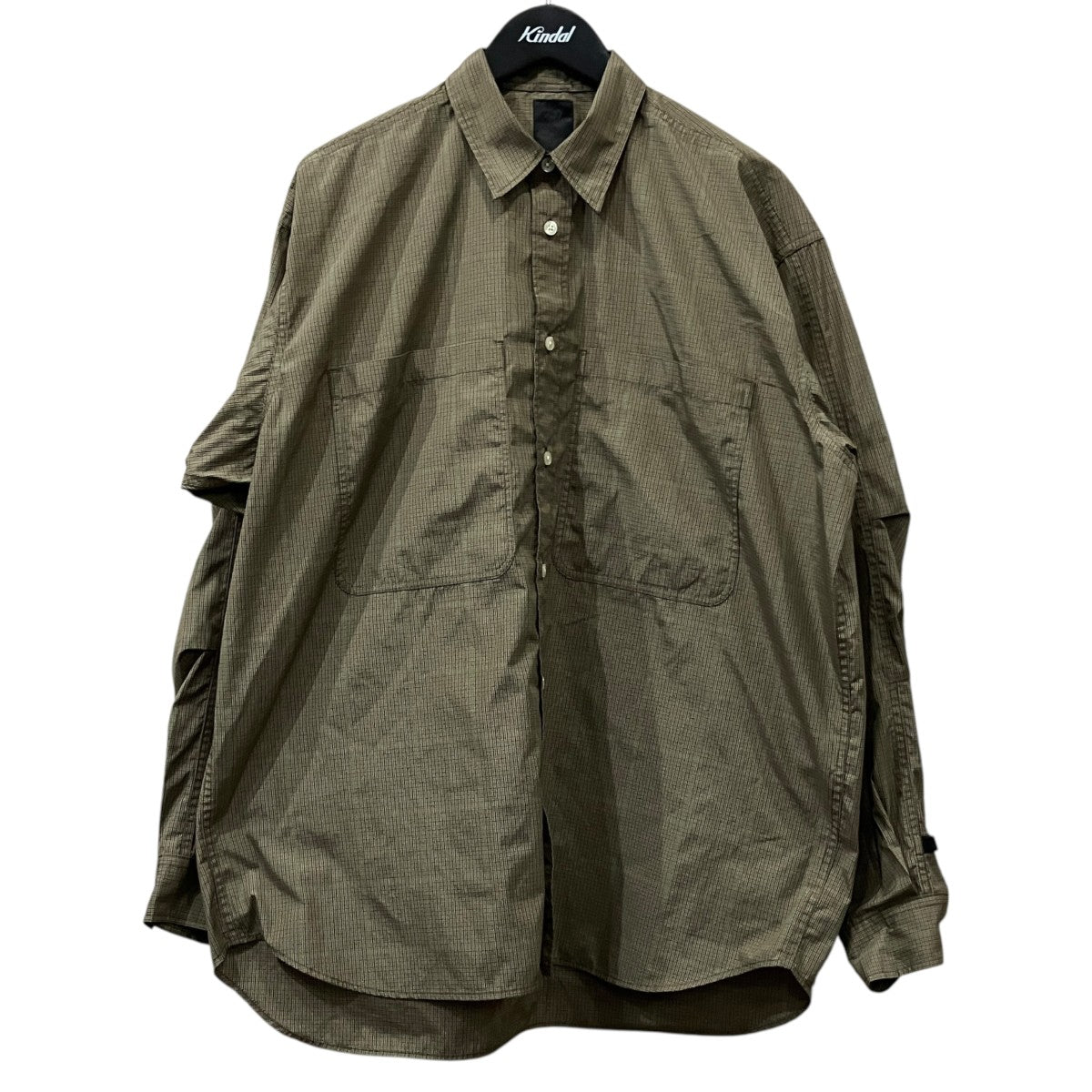 DAIWA TECH WORK SHIRTS L S GUN CLUB PLAIDS 長袖シャツ 古着・中古-1枚目のアイテム画像