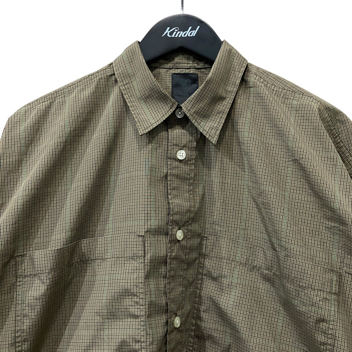 DAIWA TECH WORK SHIRTS L S GUN CLUB PLAIDS 長袖シャツ 古着・中古-3枚目のアイテム画像