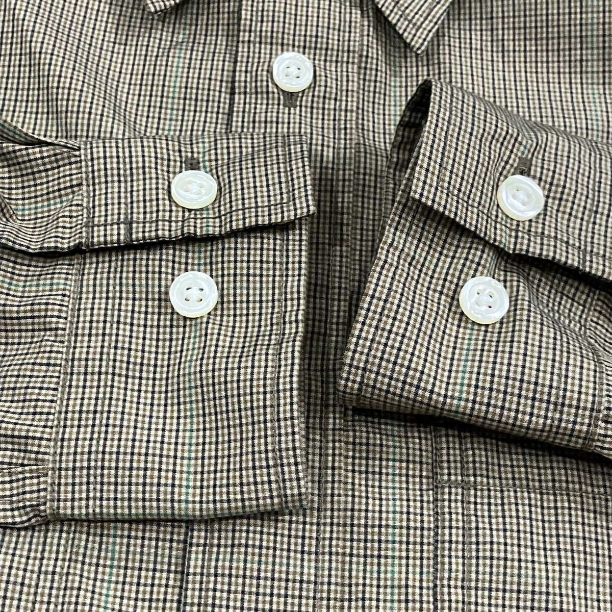 DAIWA TECH WORK SHIRTS L S GUN CLUB PLAIDS 長袖シャツ 古着・中古-4枚目のアイテム画像