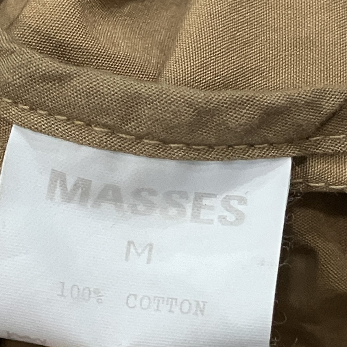 MASSES シャツジャケット 古着・中古-5枚目のアイテム画像