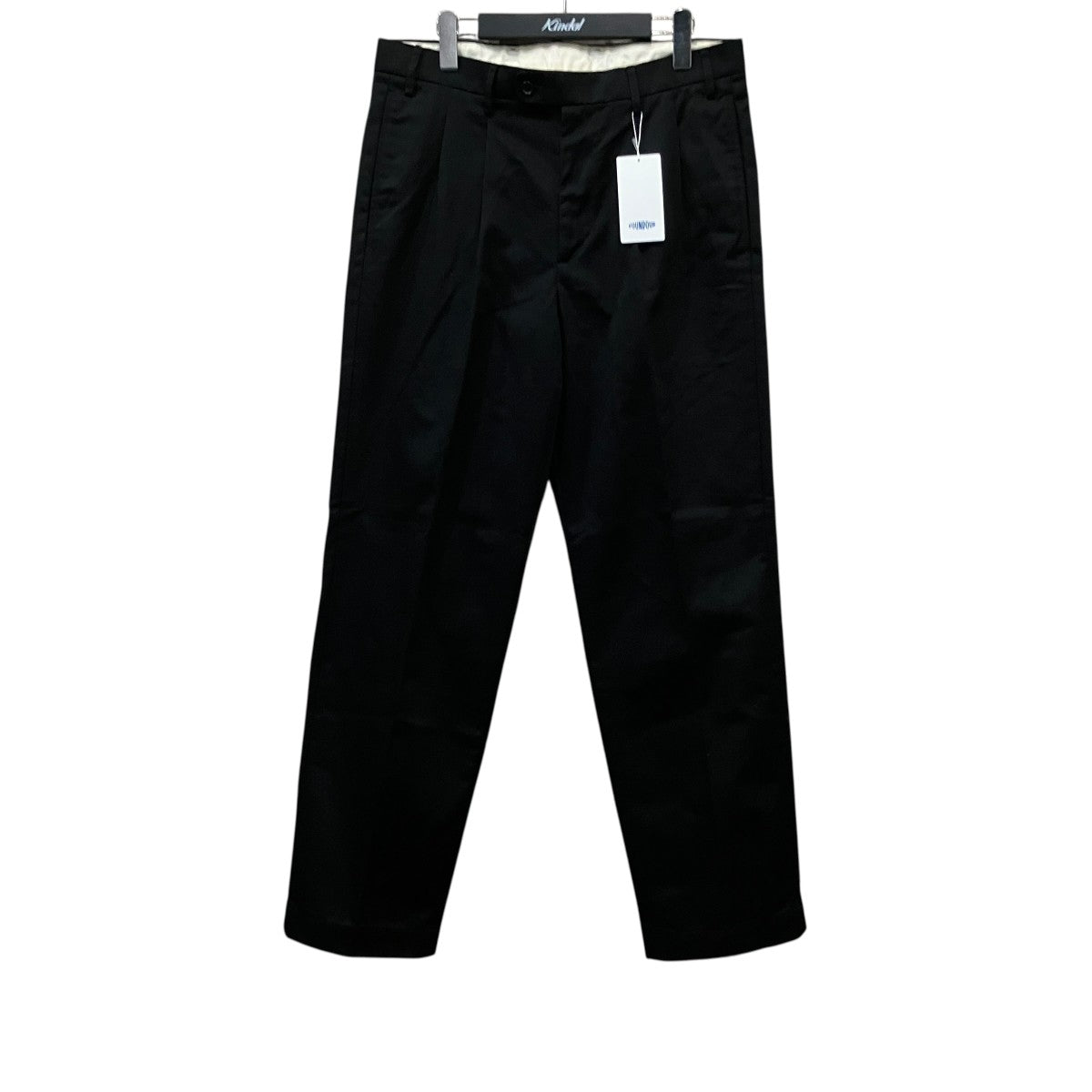 FOUNDOUR T C TWILL TUCK TROUSERS 古着・中古-1枚目のアイテム画像