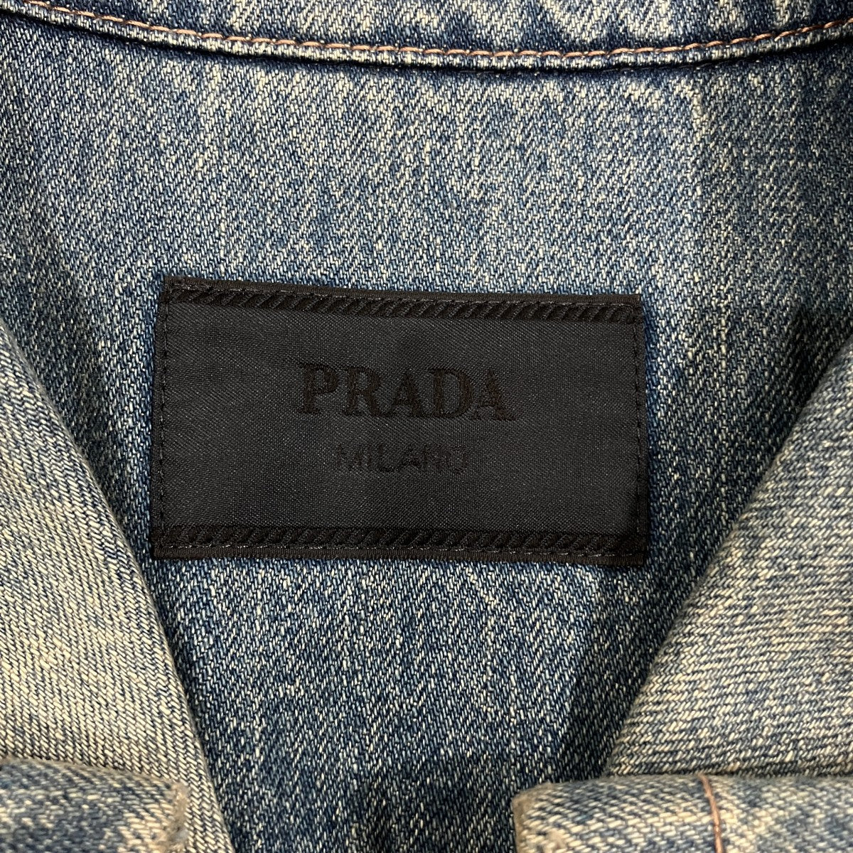 PRADA(プラダ) 半袖デニムシャツGEC068 GEC068 インディゴ サイズ XS