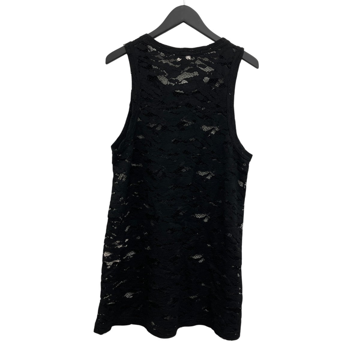 COMME des GARCONS HOMME PLUS レースノースリーブTシャツ 古着・中古-2枚目のアイテム画像