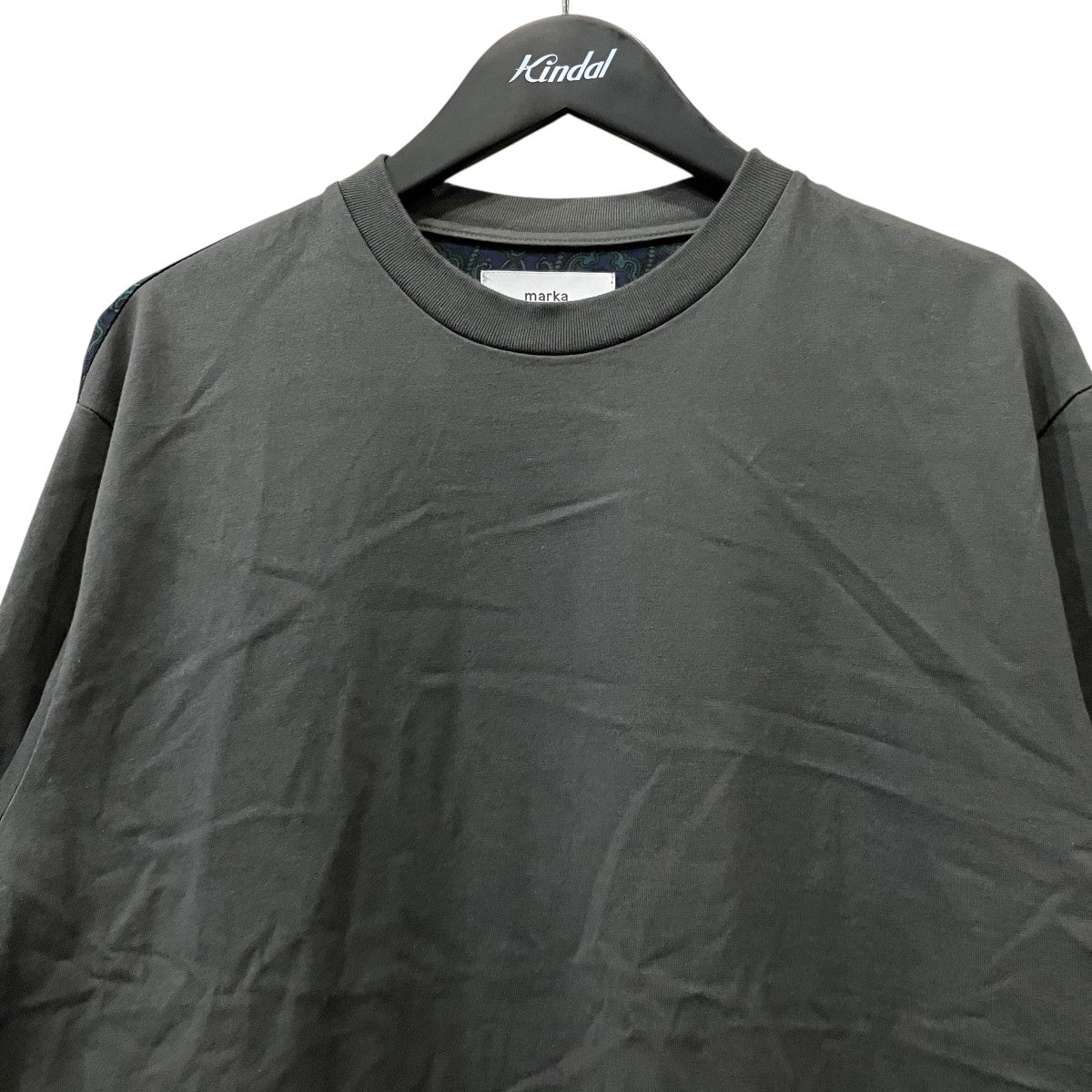 MARKA PARIGOT別注 CREW NECK SILK BACK TEE 切り替えTシャツ 古着・中古-3枚目のアイテム画像
