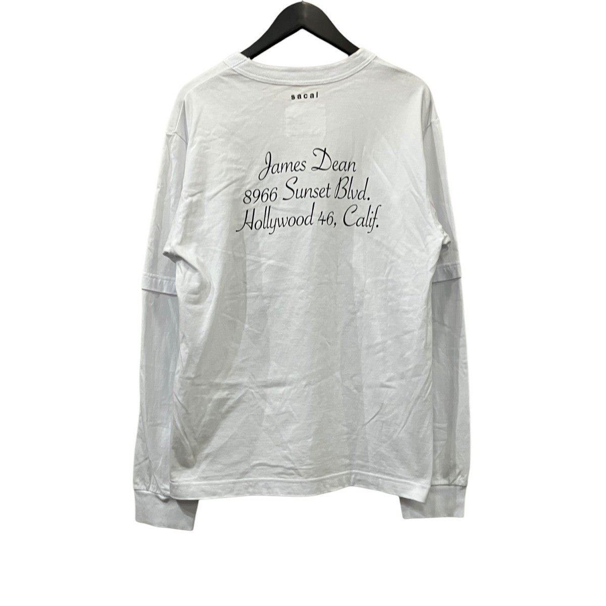 sacai プリントスウェット 古着・中古-2枚目のアイテム画像