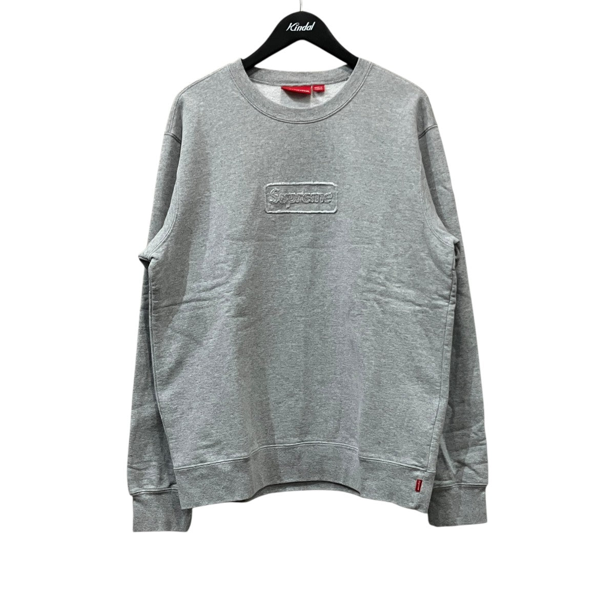 Supreme cutout logo crewneck 古着・中古-1枚目のアイテム画像
