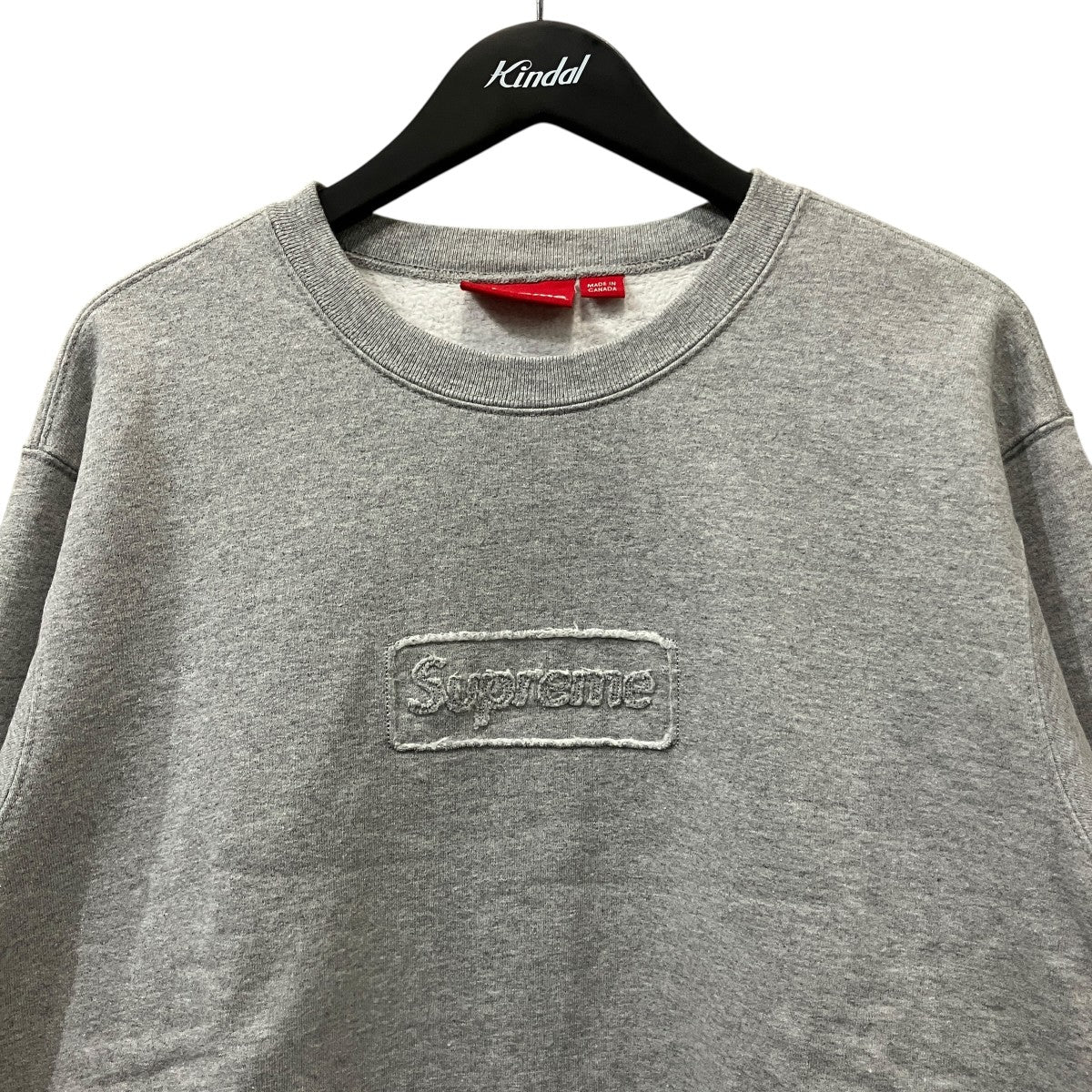 Supreme cutout logo crewneck 古着・中古-3枚目のアイテム画像