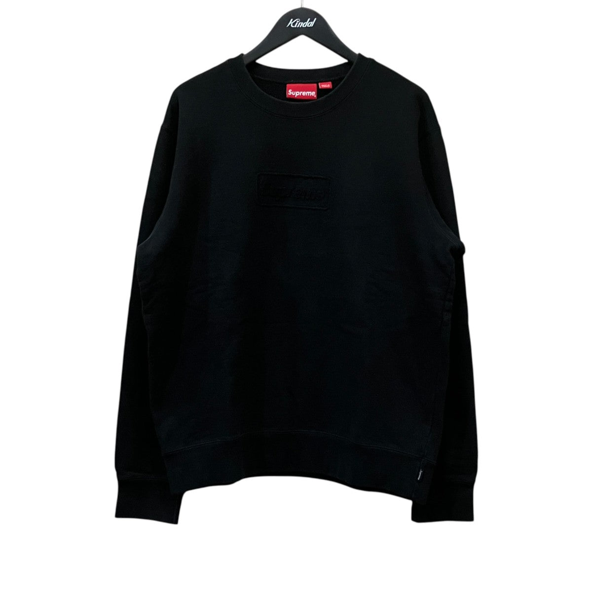 Supreme cutout logo crewneck 古着・中古-1枚目のアイテム画像