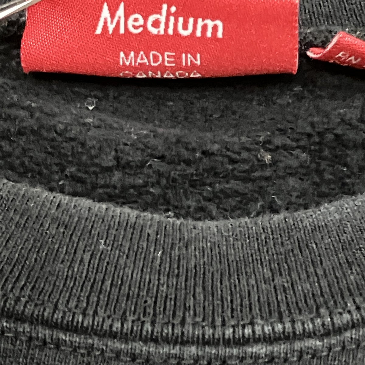 Supreme cutout logo crewneck 古着・中古-5枚目のアイテム画像