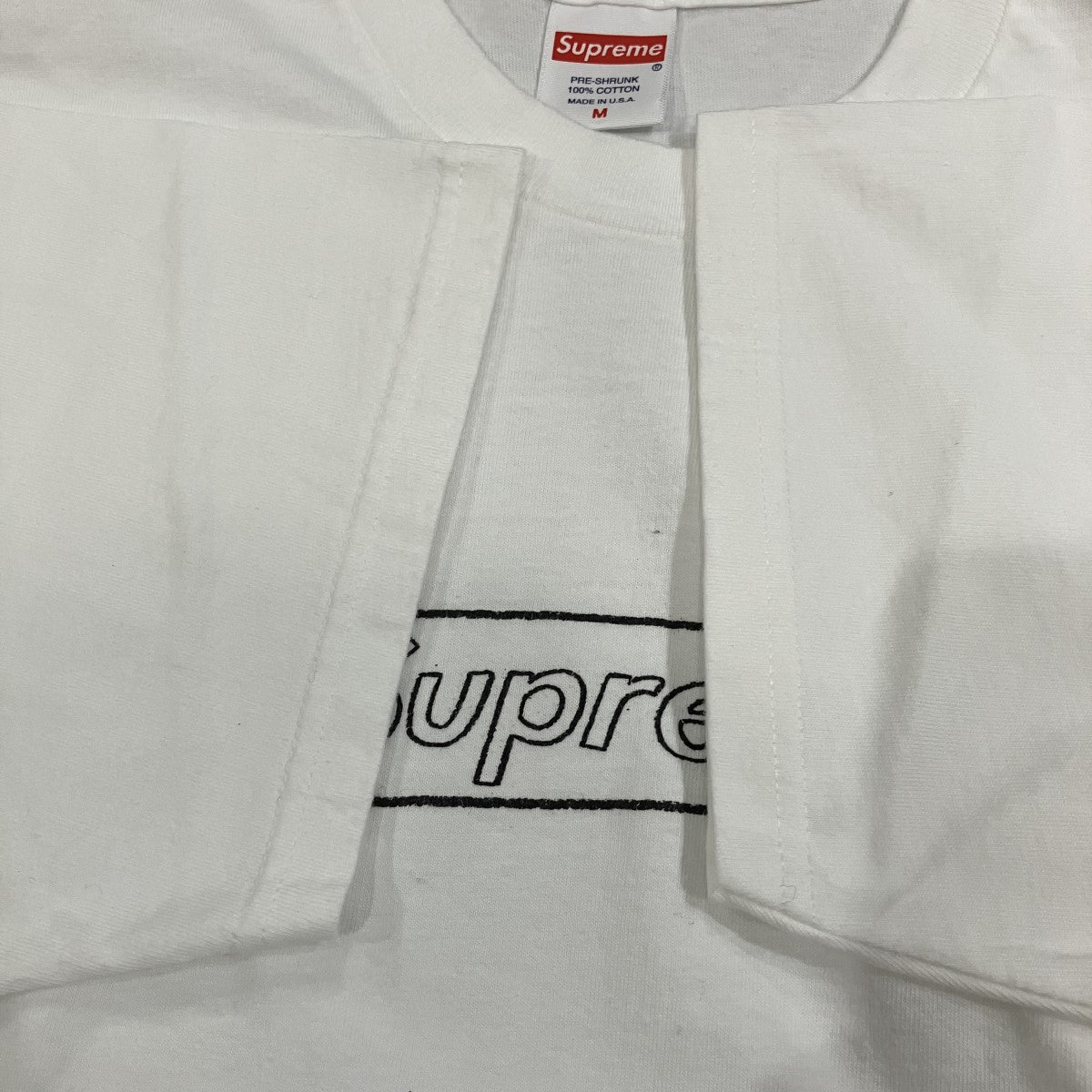 box logo tee