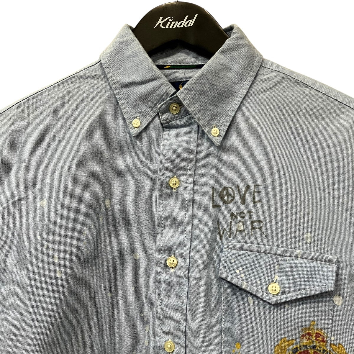 LOVE NOT WAR 長袖シャツ
