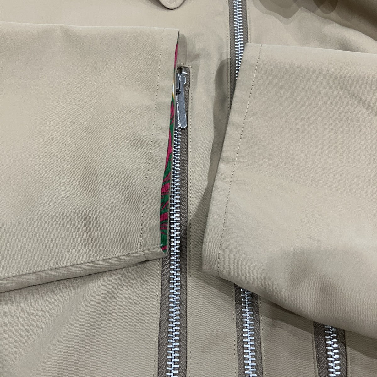 WHITE MOUNTAINEERING BOTANICAL PATTERN REVERSIBLE BLOUSON 古着・中古-4枚目のアイテム画像