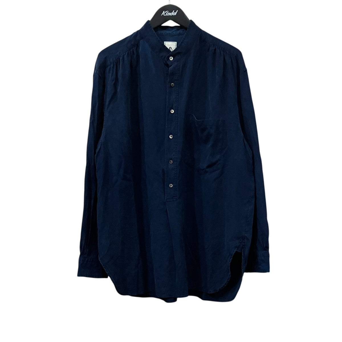 MANDO シルクバンドカラーシャツ 古着・中古-1枚目のアイテム画像