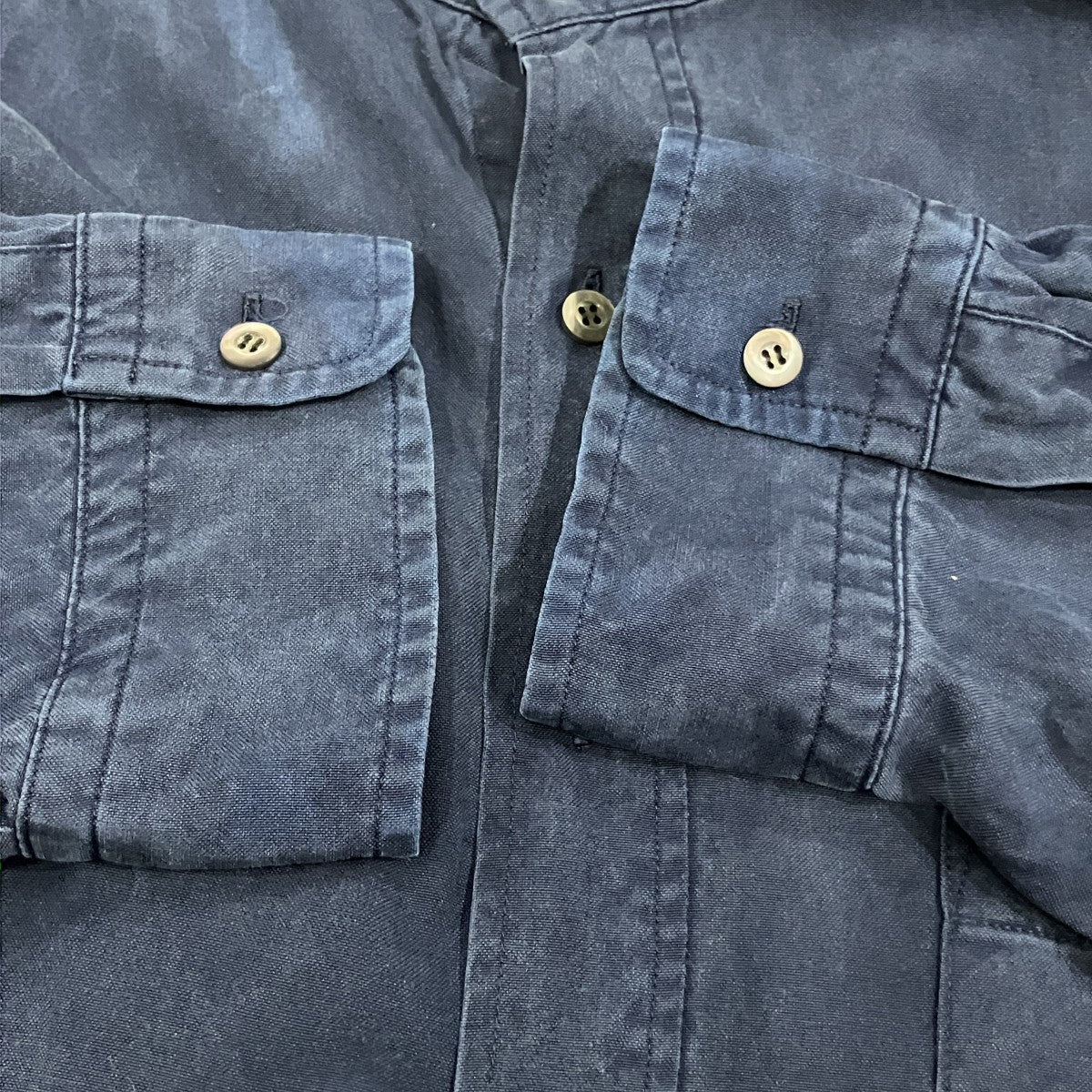 MANDO シルクバンドカラーシャツ 古着・中古-4枚目のアイテム画像