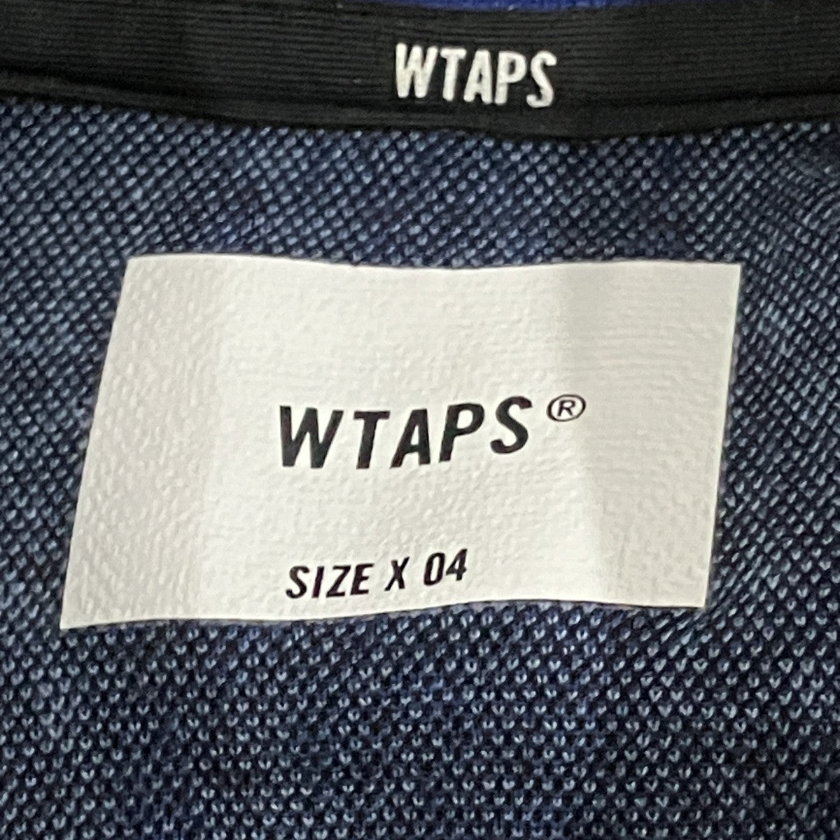 WTAPS(ダブルタップス) ポロシャツ 261ATDT-CSM25 ブルー サイズ 4