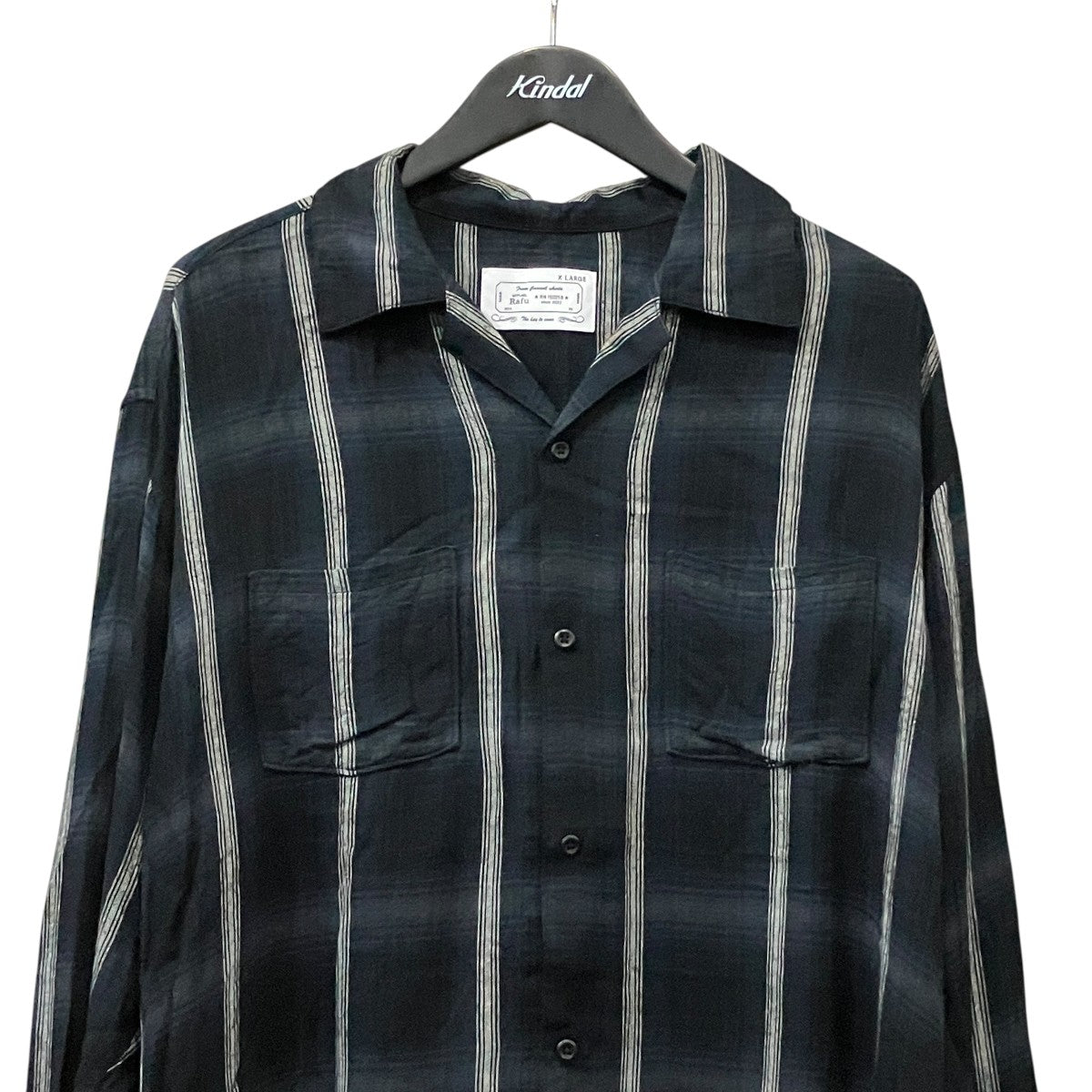 RAFU 「Box Shirt」チェックシャツRAFU025 古着・中古-3枚目のアイテム画像
