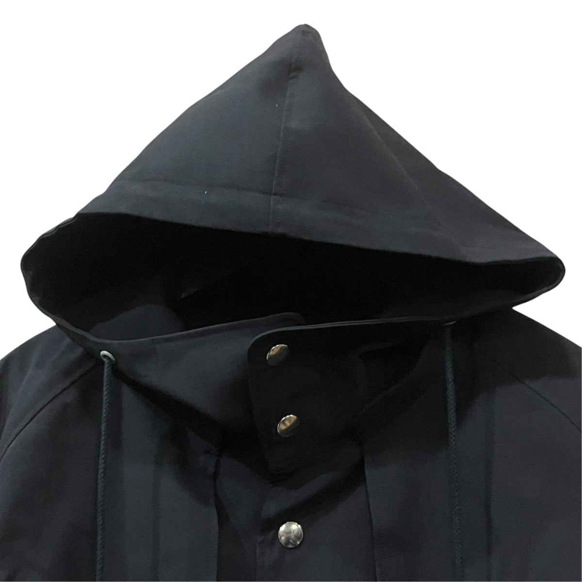 HIGH TWIST TROPICAL GANSHIN HOODED CAPE COAT 3WAY ロングコート