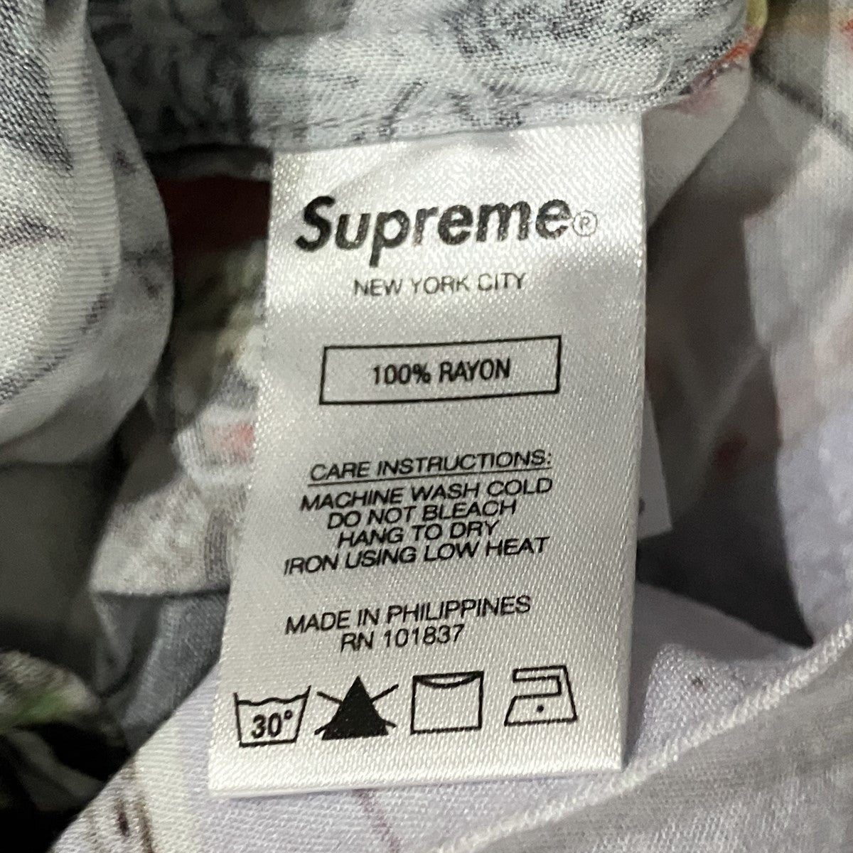 Supreme 190 Bowery Rayon S S Shirt 半袖シャツ 古着・中古-6枚目のアイテム画像
