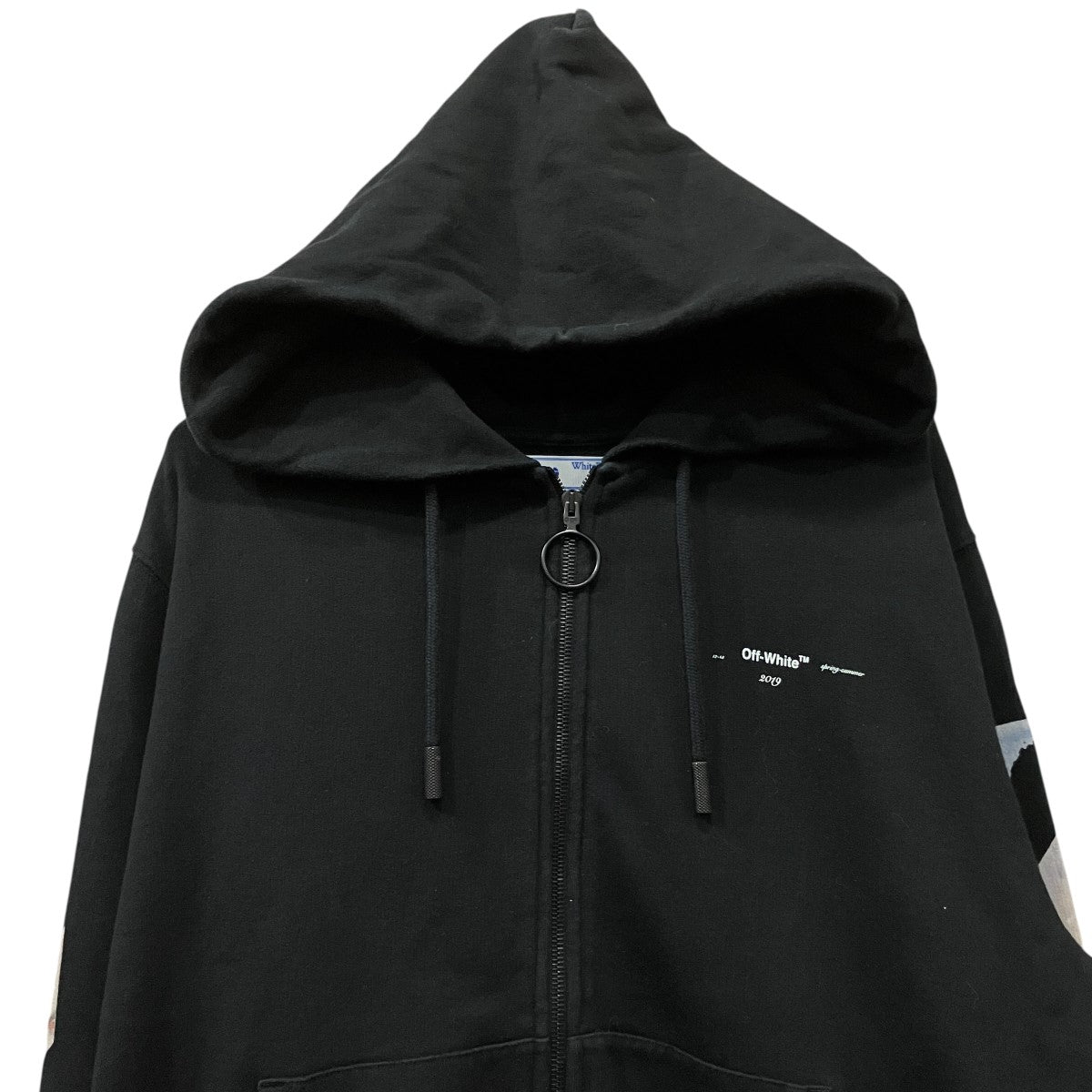 OFFWHITE ジップパーカー 古着・中古-3枚目のアイテム画像
