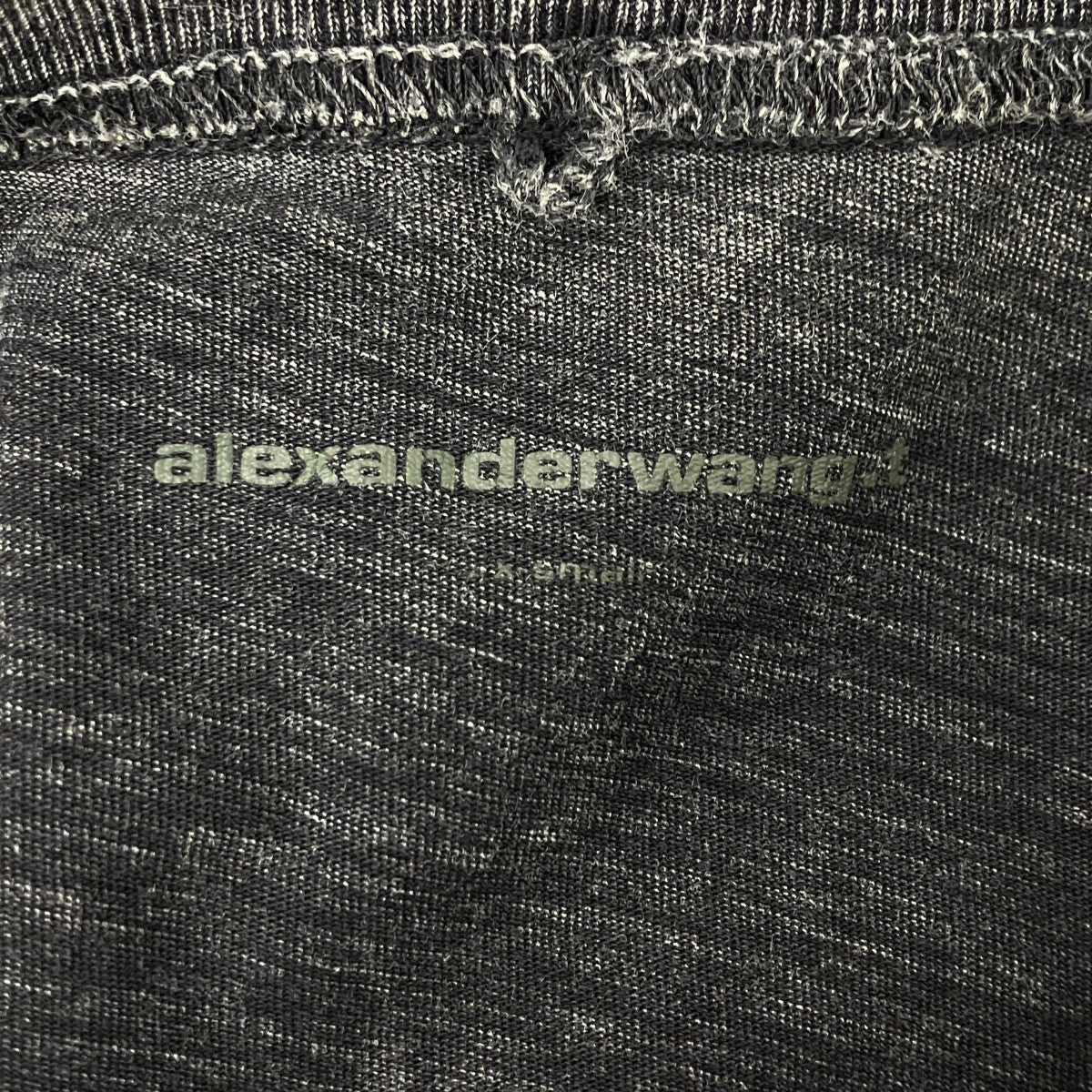 ALEXANDER WANG ラメエンボスロゴカットソー 古着・中古-5枚目のアイテム画像
