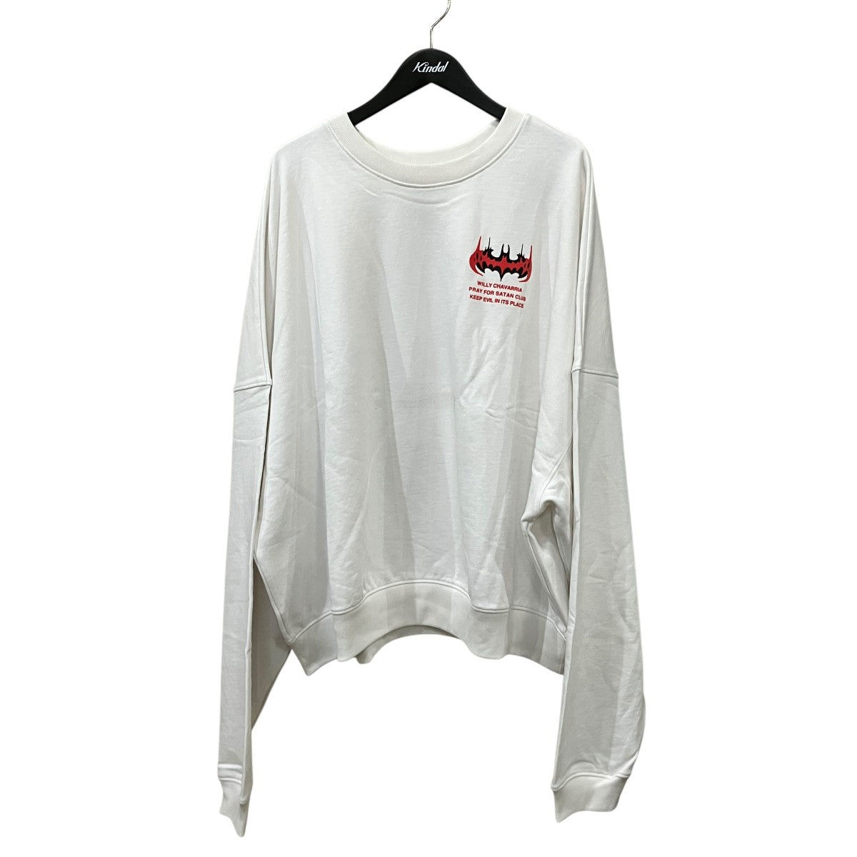 WILLY CHAVARRIA SATAN BOMBER CREW 古着・中古-1枚目のアイテム画像