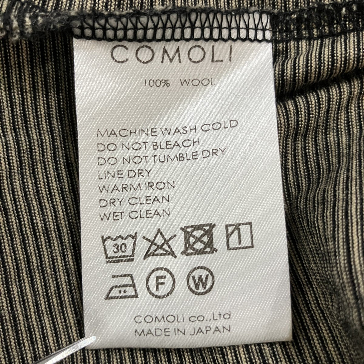 COMOLI ポケットTシャツV01-05007 古着・中古-6枚目のアイテム画像
