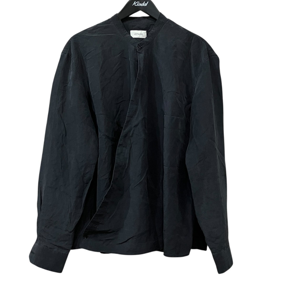 LEMAIRE バンドカラーラップオーバーシャツ 古着・中古-1枚目のアイテム画像