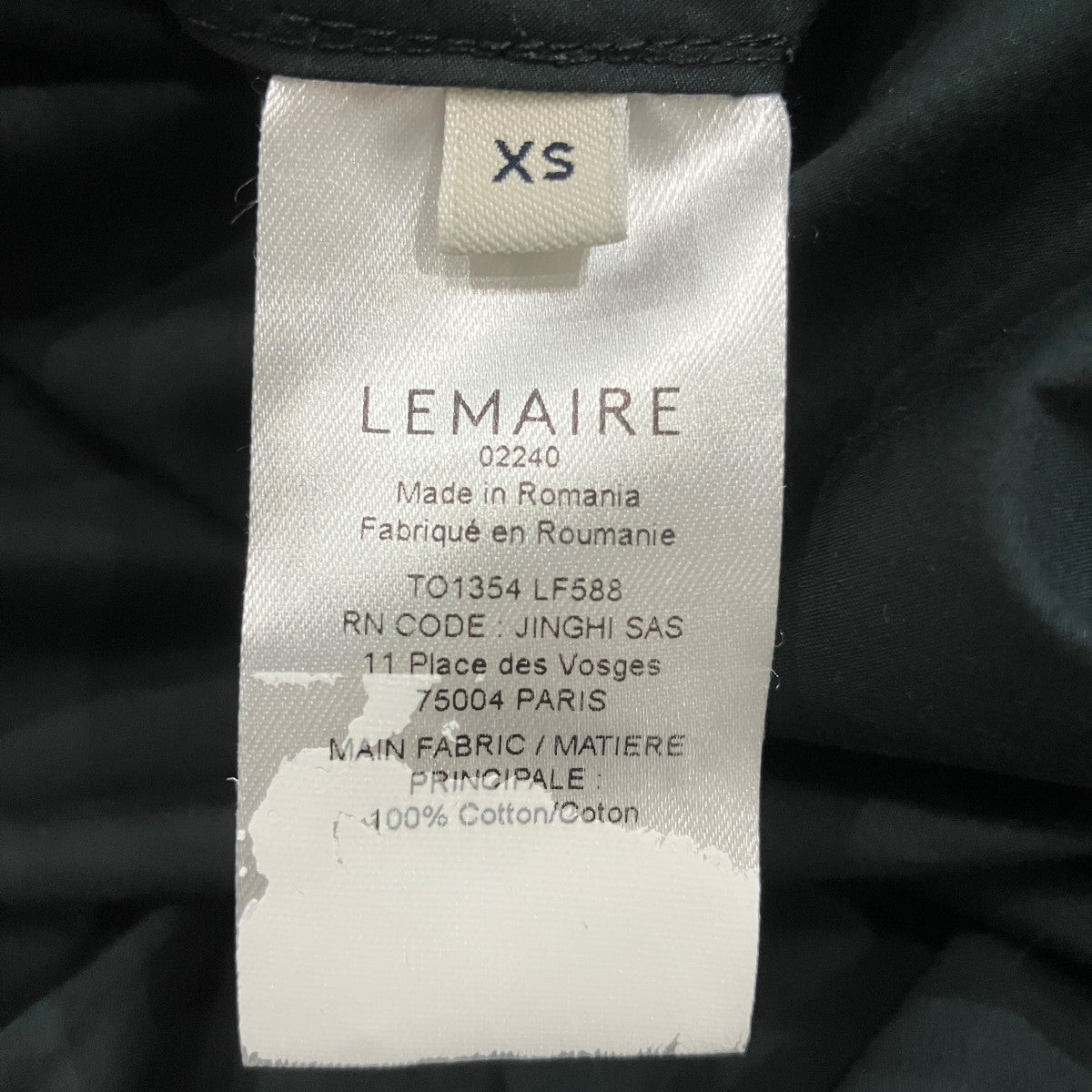 LEMAIRE プルオーバーコットンシャツ 古着・中古-5枚目のアイテム画像