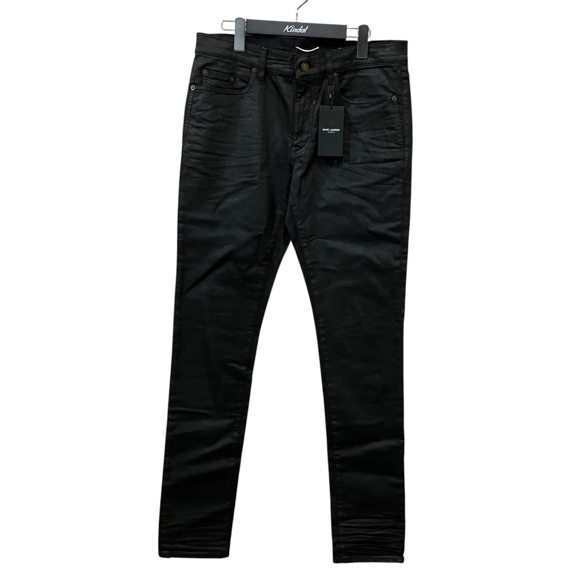 Saint Laurent Paris コーティングデニムパンツ 古着・中古-1枚目のアイテム画像