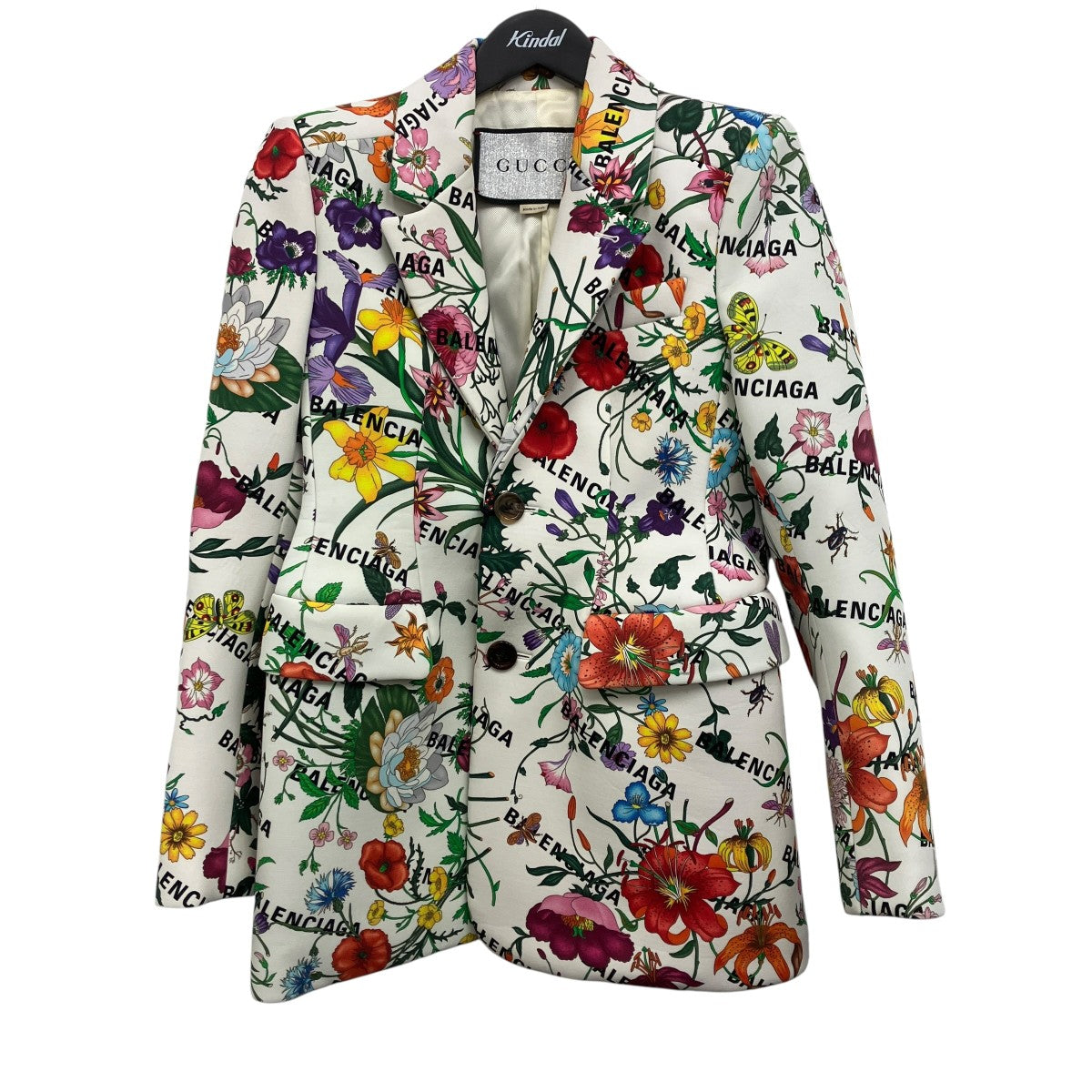 BALENCIAGA×GUCCI テーラードジャケット 古着・中古-1枚目のアイテム画像