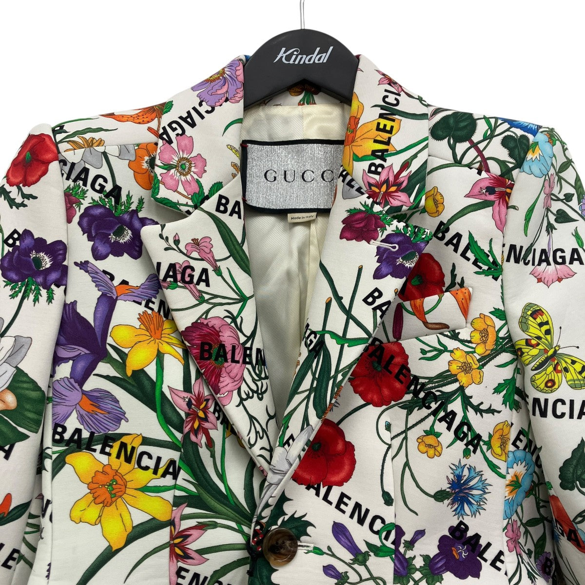 BALENCIAGA×GUCCI テーラードジャケット 古着・中古-3枚目のアイテム画像