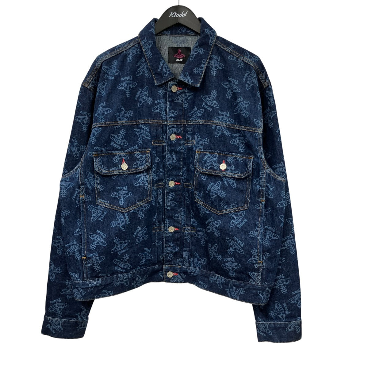 PALACE×VIVIENNE WESTWOOD デニムジャケット 古着・中古-1枚目のアイテム画像