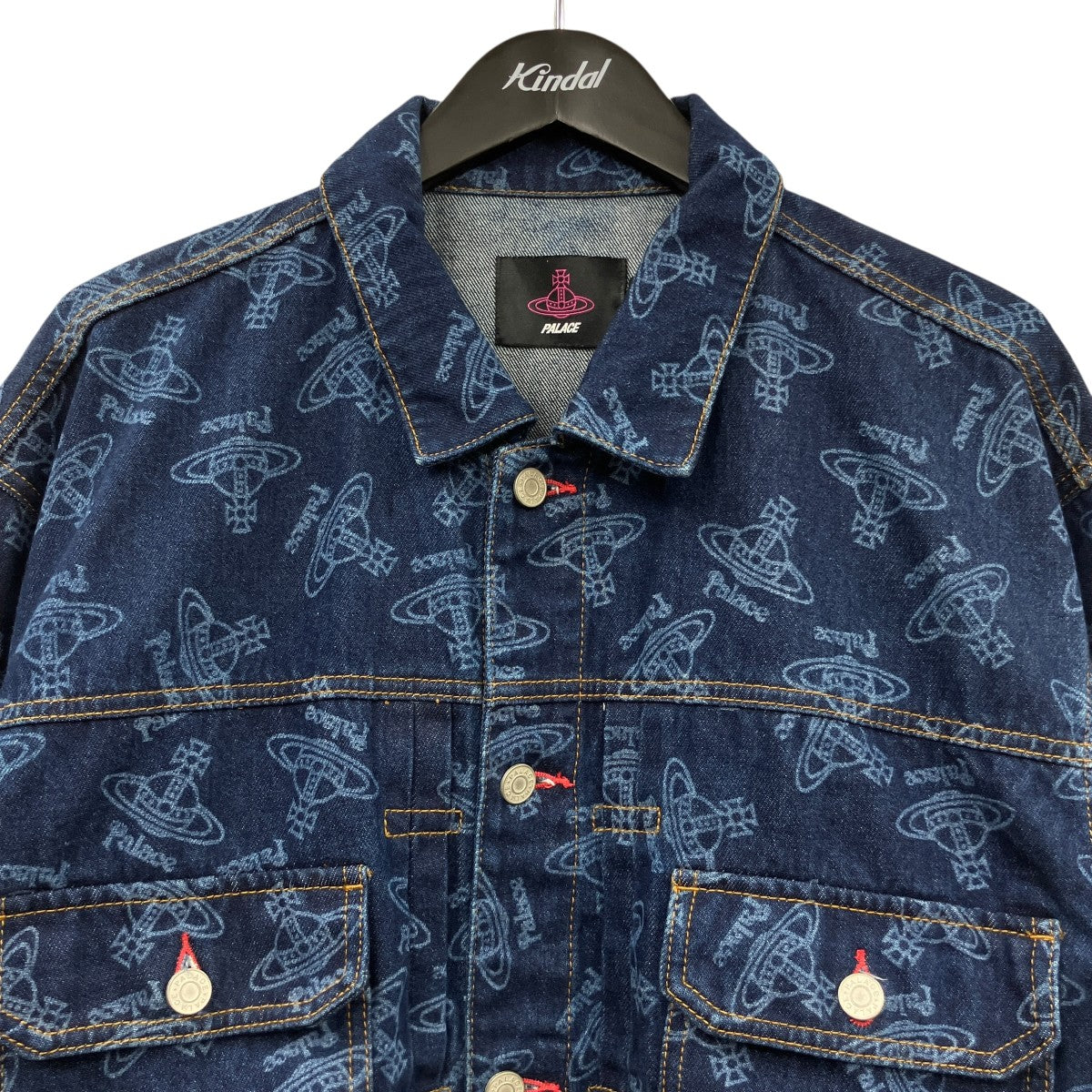 PALACE×VIVIENNE WESTWOOD デニムジャケット 古着・中古-3枚目のアイテム画像