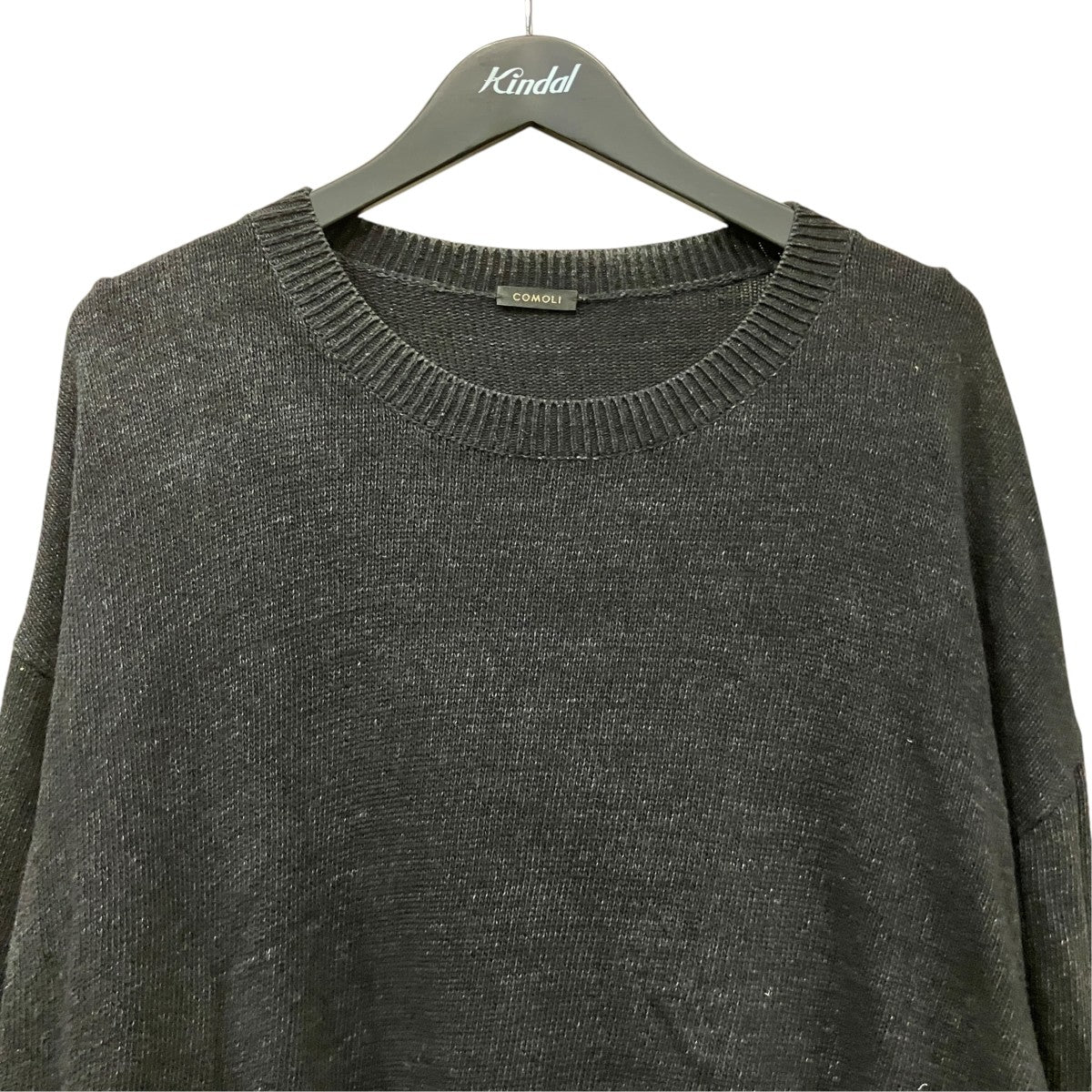 COMOLI クルーネックニットB01-06007 古着・中古-3枚目のアイテム画像