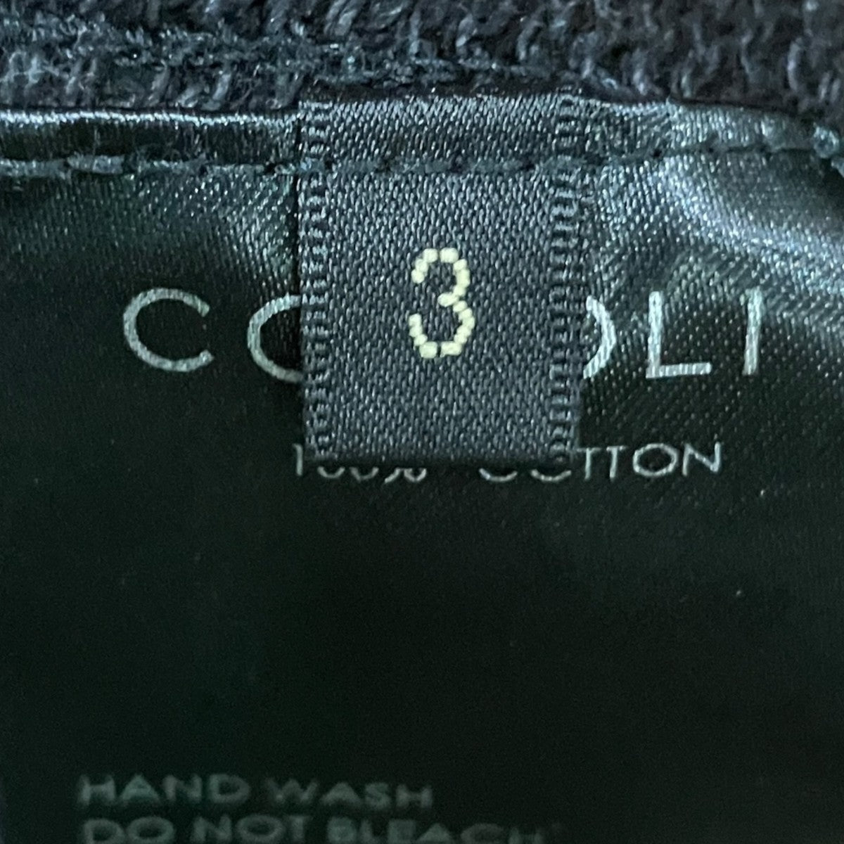 COMOLI クルーネックニットB01-06007 古着・中古-5枚目のアイテム画像