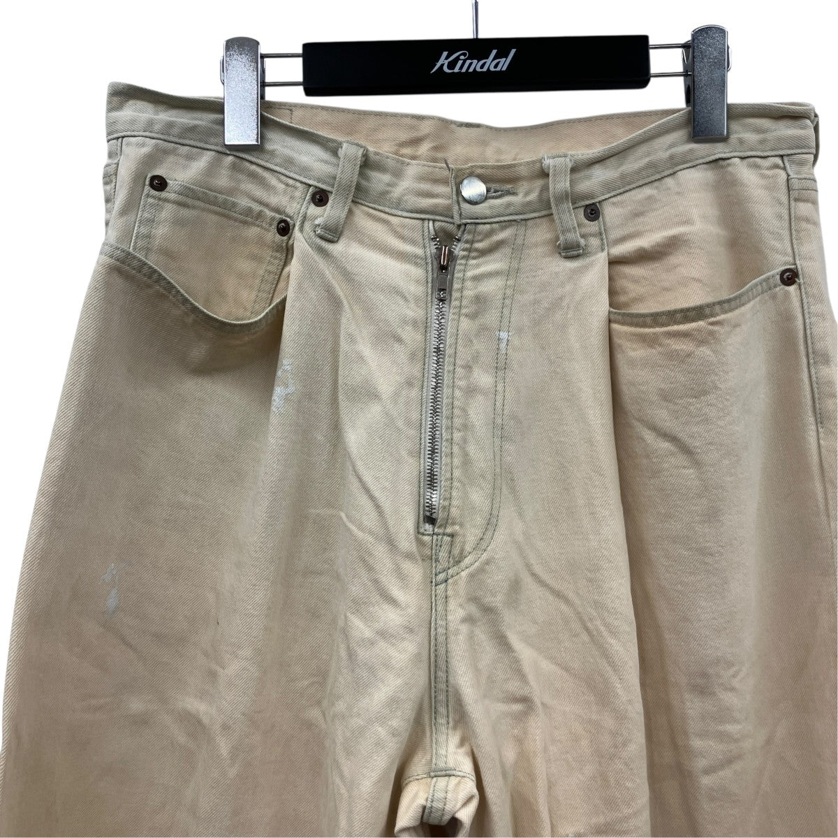 stein 5PK VINTAGE REPRODUCTION WIDE DENIM JEANSペンキ加工デニムパンツST.435 古着・中古-3枚目のアイテム画像