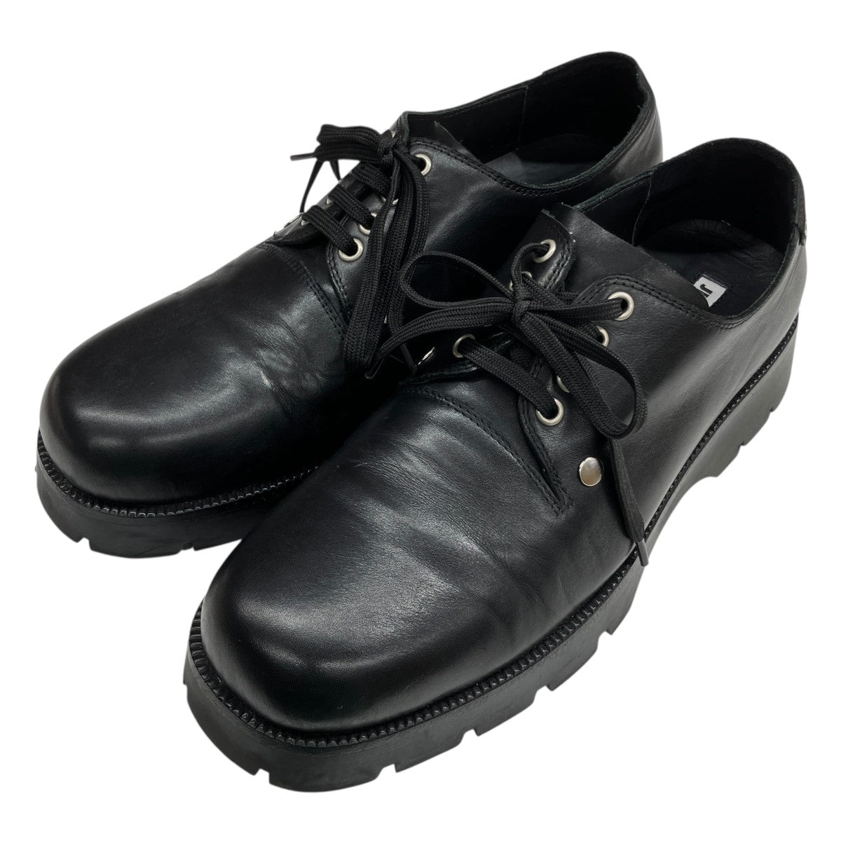 JIL SANDER スタッズダービーシューズ 古着・中古-1枚目のアイテム画像