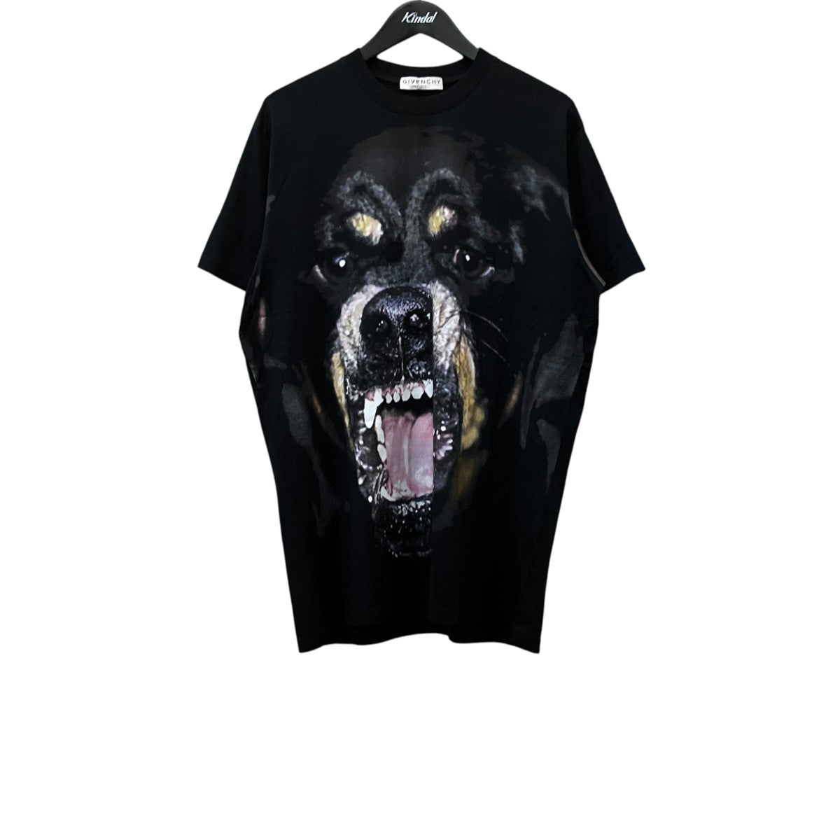 GIVENCHY ロットワイラープリントTシャツ 古着・中古-1枚目のアイテム画像
