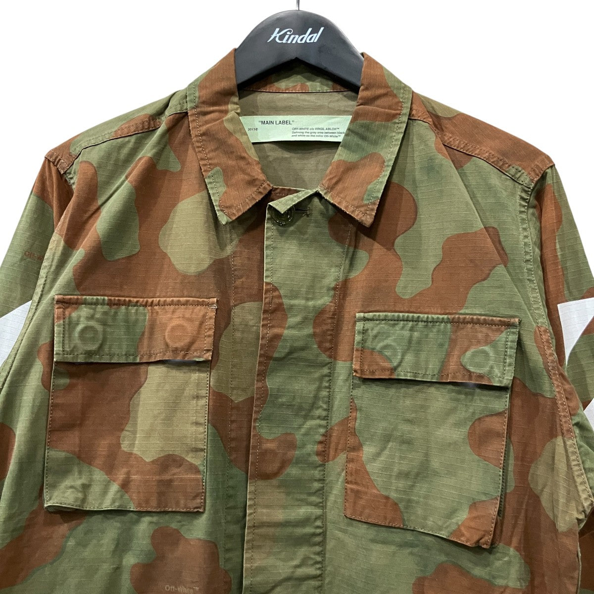 OFFWHITE ミリタリージャケット 古着・中古-3枚目のアイテム画像